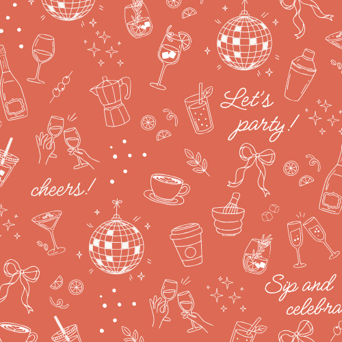 Sip & Celebrate Illustration Pack